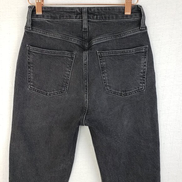 AGOLDE Jeans High Rise Vintage Boot Washed Black size 24 - Picture 8 of 12